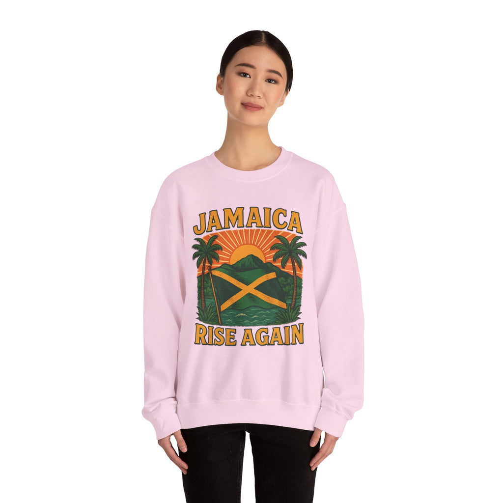 Sweatshirt, Jamaica Inspired Apparel, Crewneck Jumper, Unisex Top, Island Vibes Sweater, Reggae Clothing