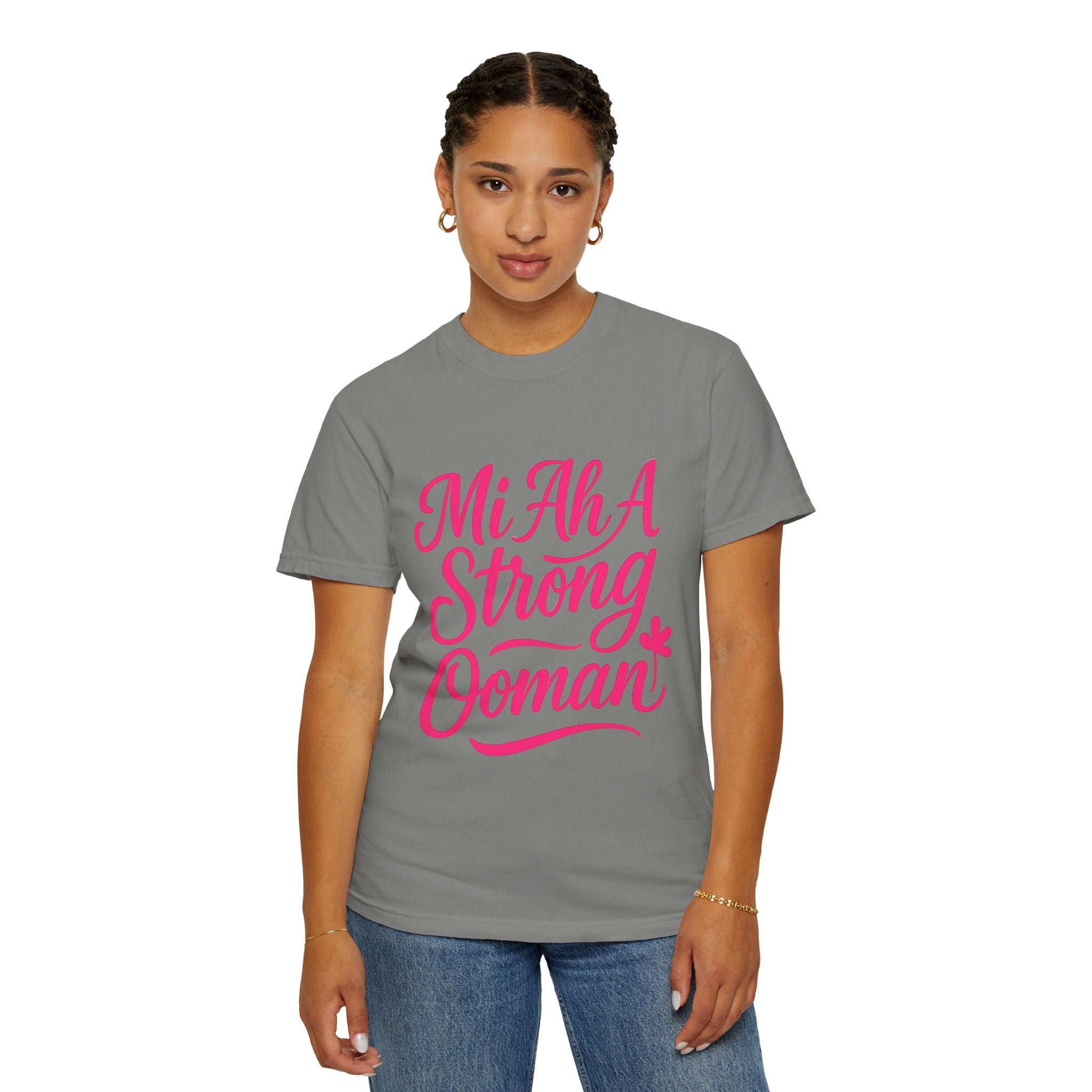 Garment-Dyed T-shirt - Mi ah strong woman collection