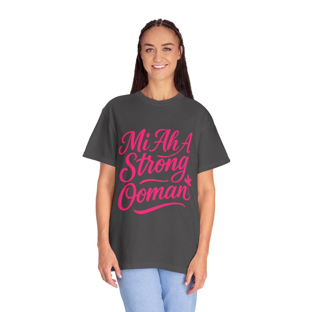 Garment-Dyed T-shirt - Mi ah strong woman collection