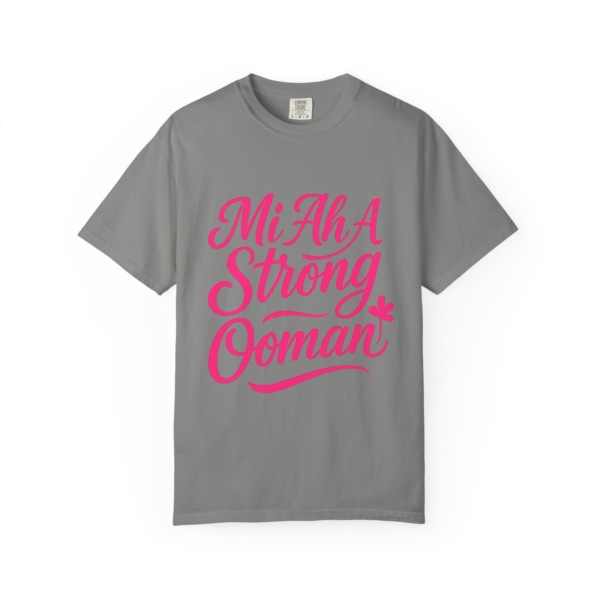 Garment-Dyed T-shirt - Mi ah strong woman collection