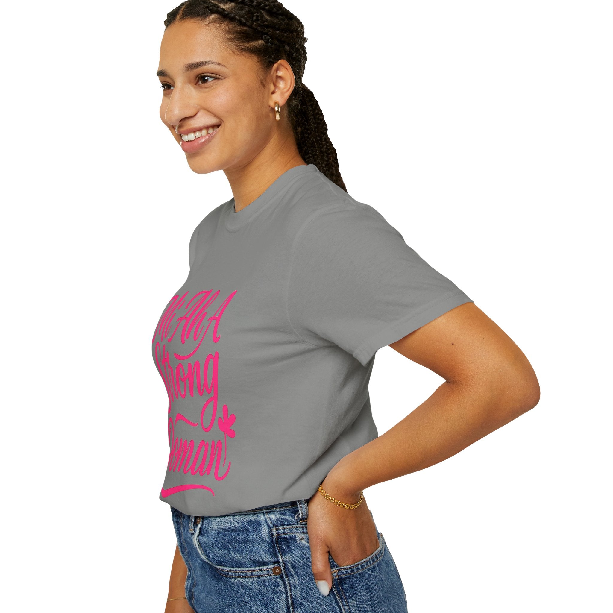 Garment-Dyed T-shirt - Mi ah strong woman collection