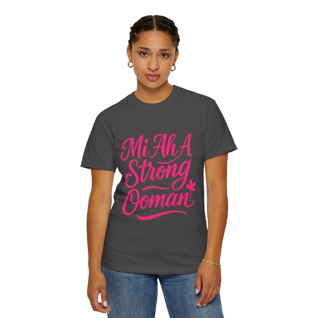 Garment-Dyed T-shirt - Mi ah strong woman collection