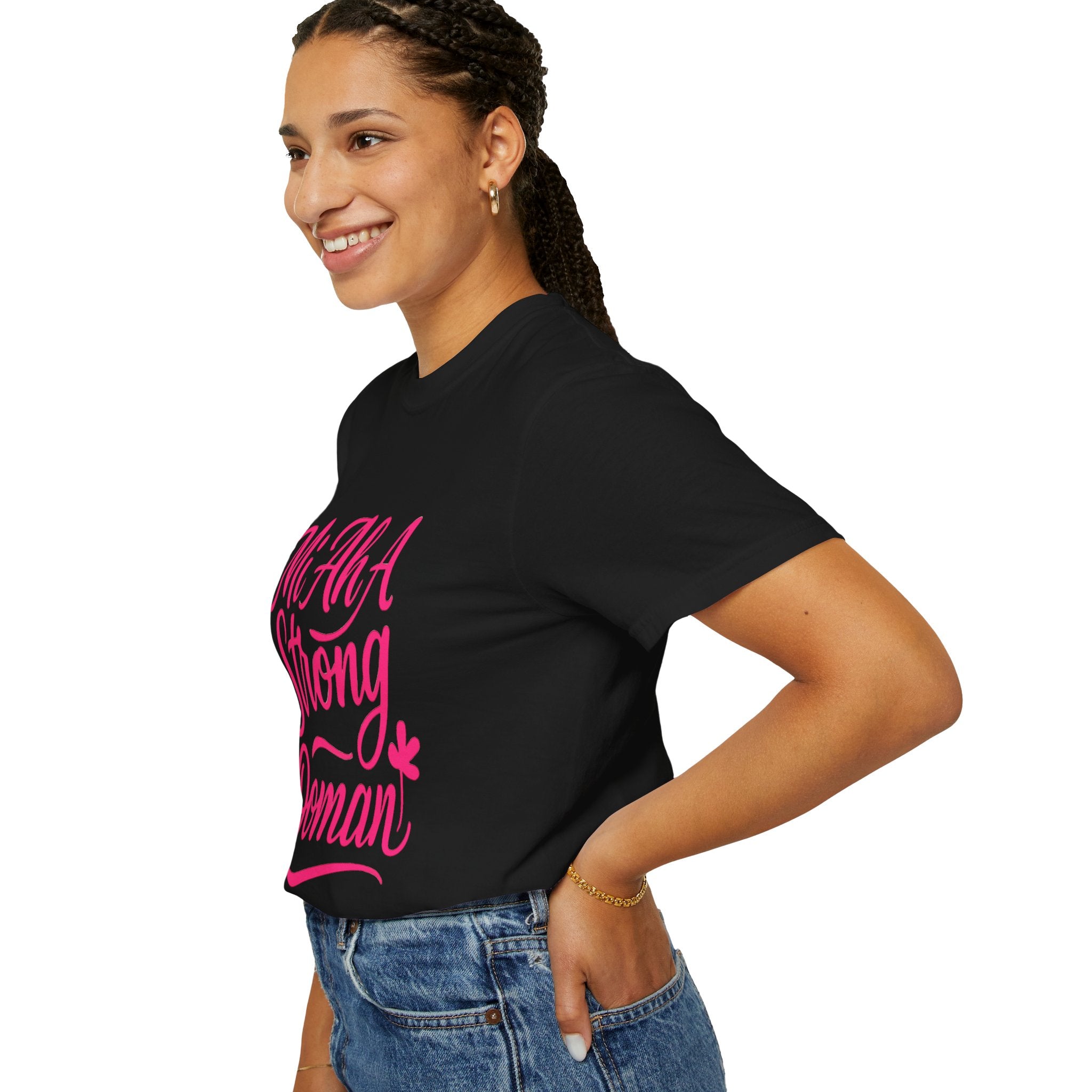 Garment-Dyed T-shirt - Mi ah strong woman collection