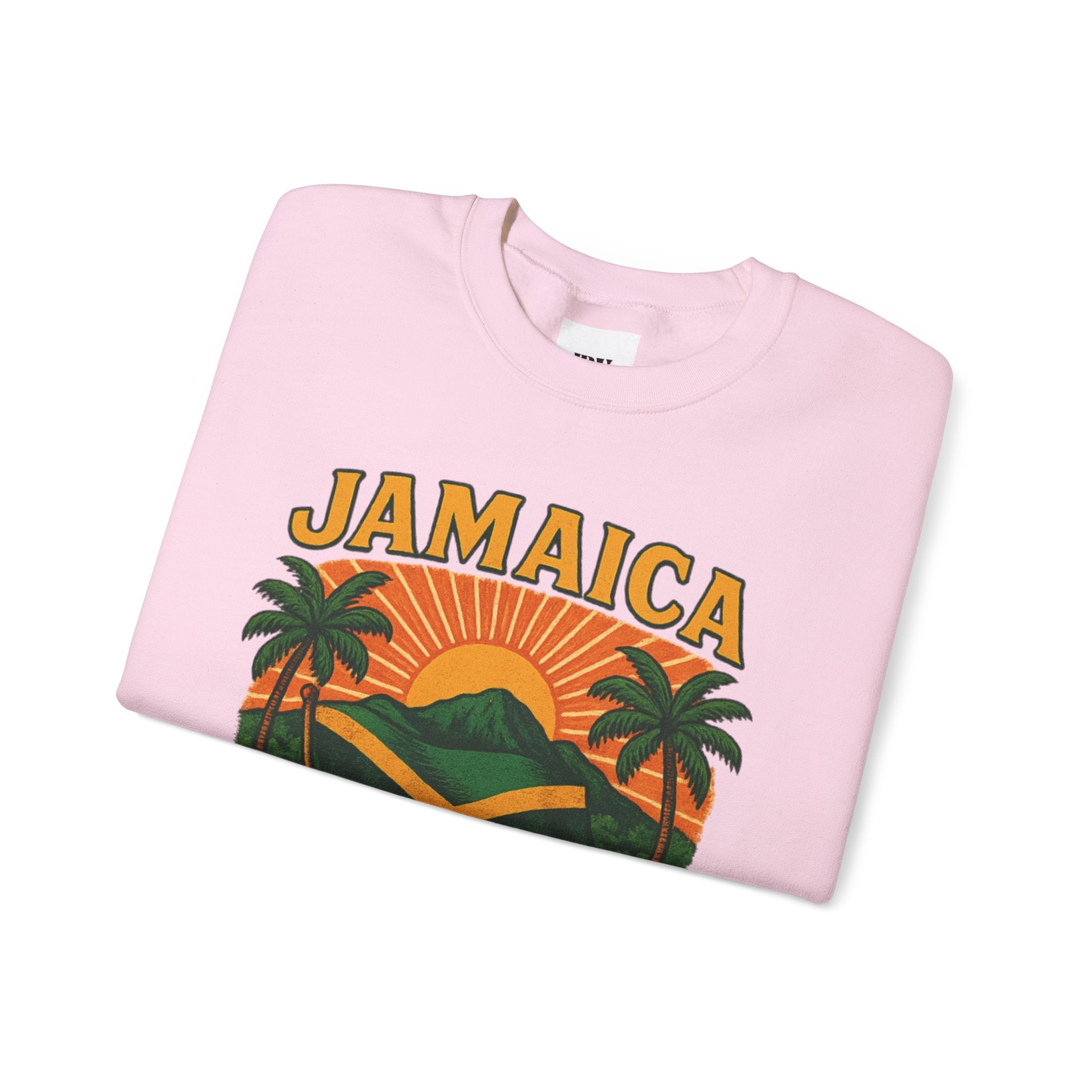 Sweatshirt, Jamaica Inspired Apparel, Crewneck Jumper, Unisex Top, Island Vibes Sweater, Reggae Clothing