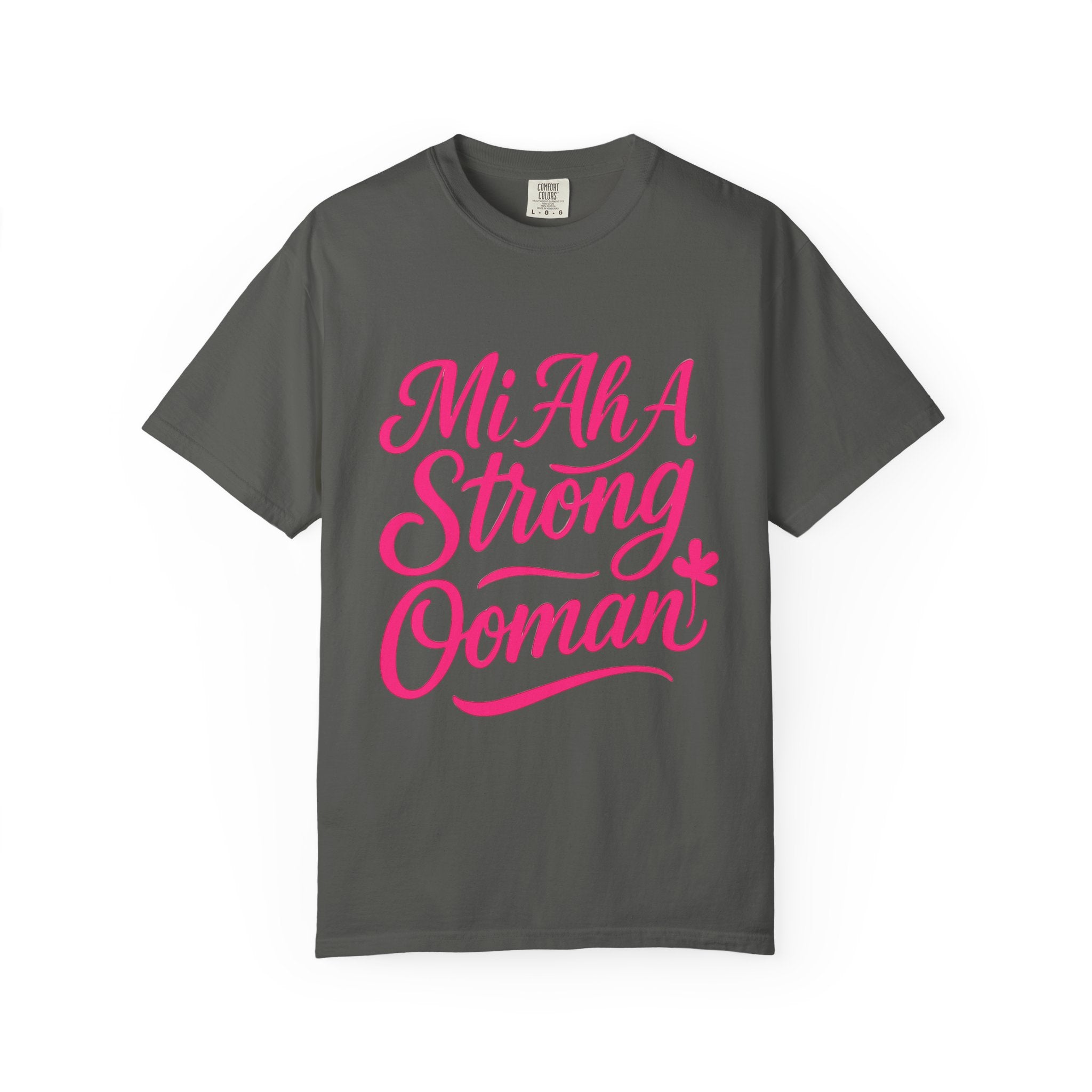 Garment-Dyed T-shirt - Mi ah strong woman collection