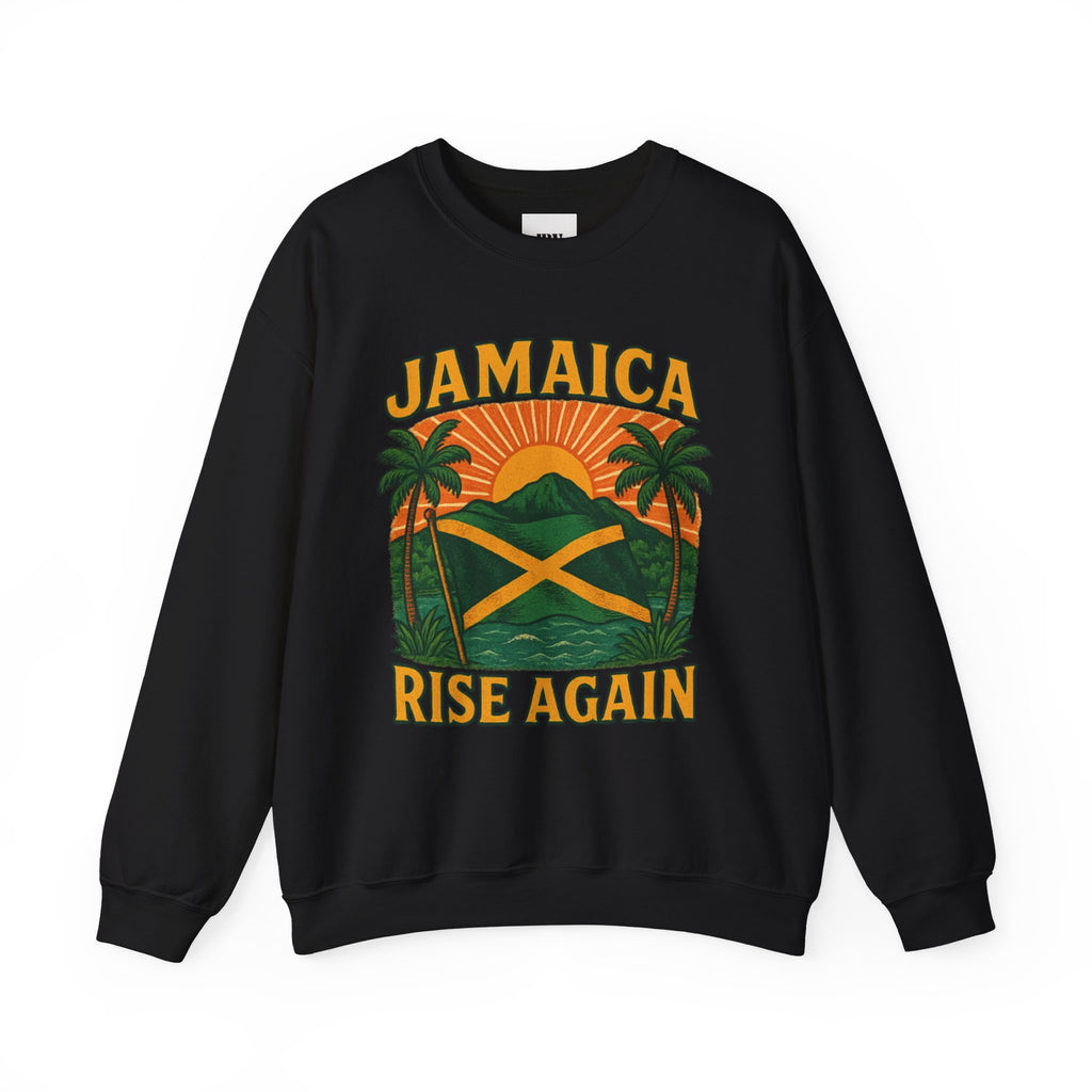 Sweatshirt, Jamaica Inspired Apparel, Crewneck Jumper, Unisex Top, Island Vibes Sweater, Reggae Clothing