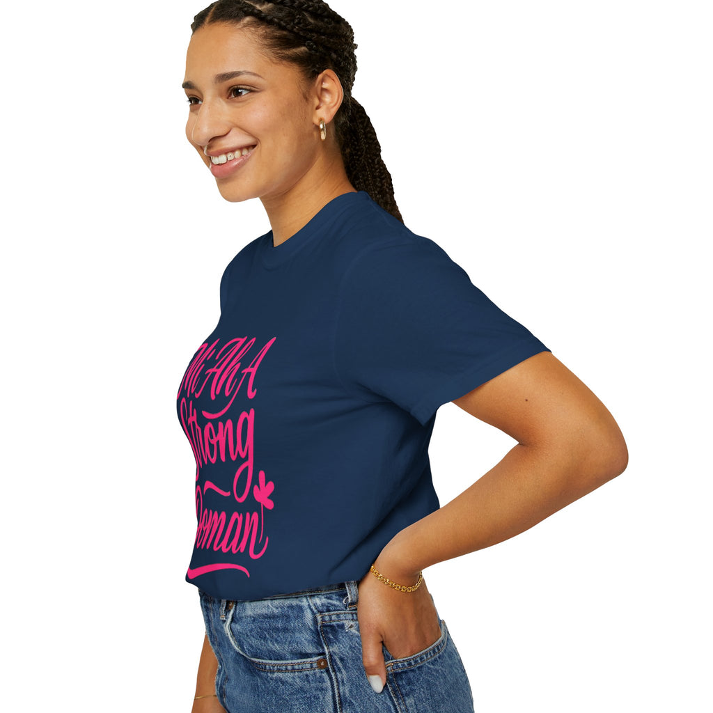 Garment-Dyed T-shirt - Mi ah strong woman collection
