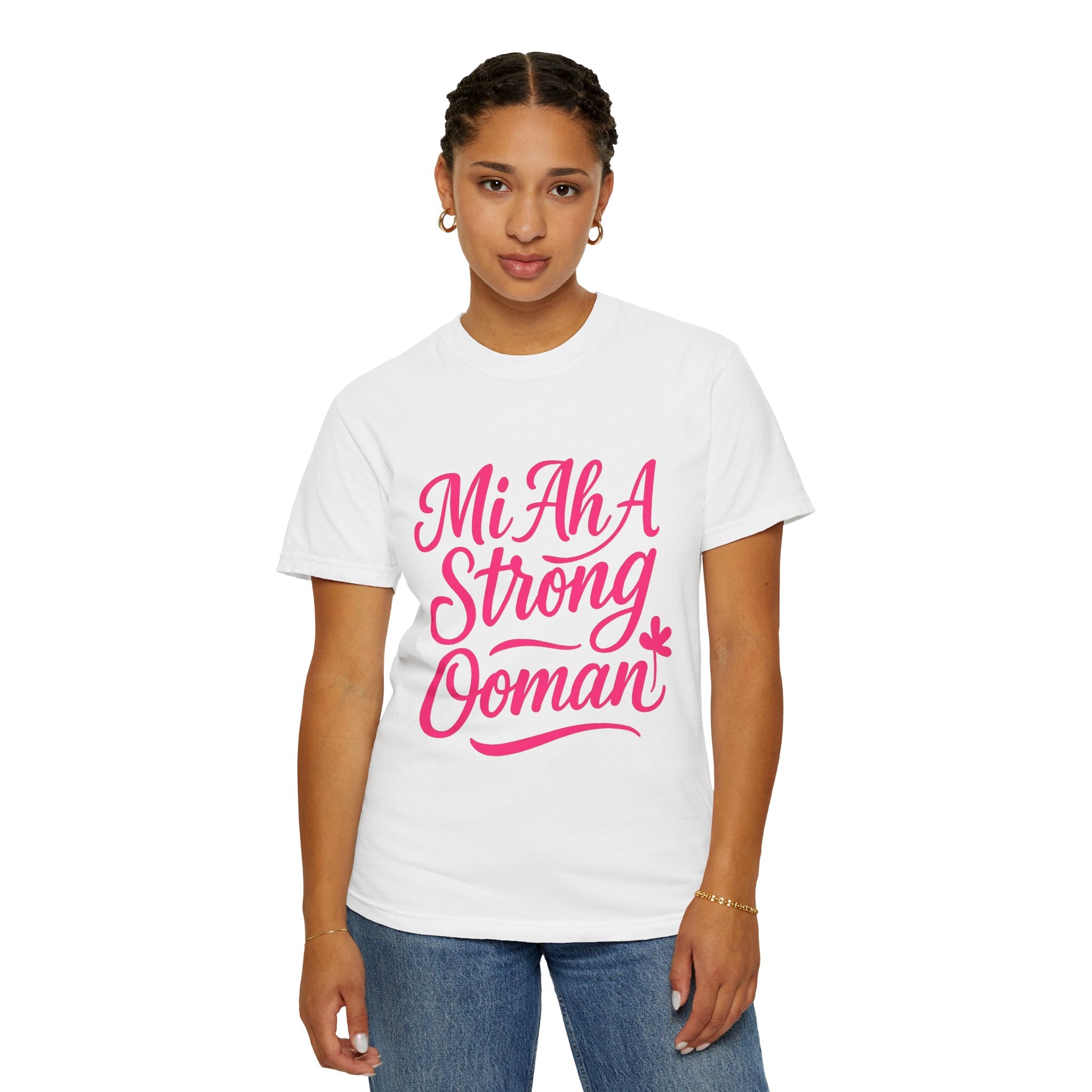 Garment-Dyed T-shirt - Mi ah strong woman collection