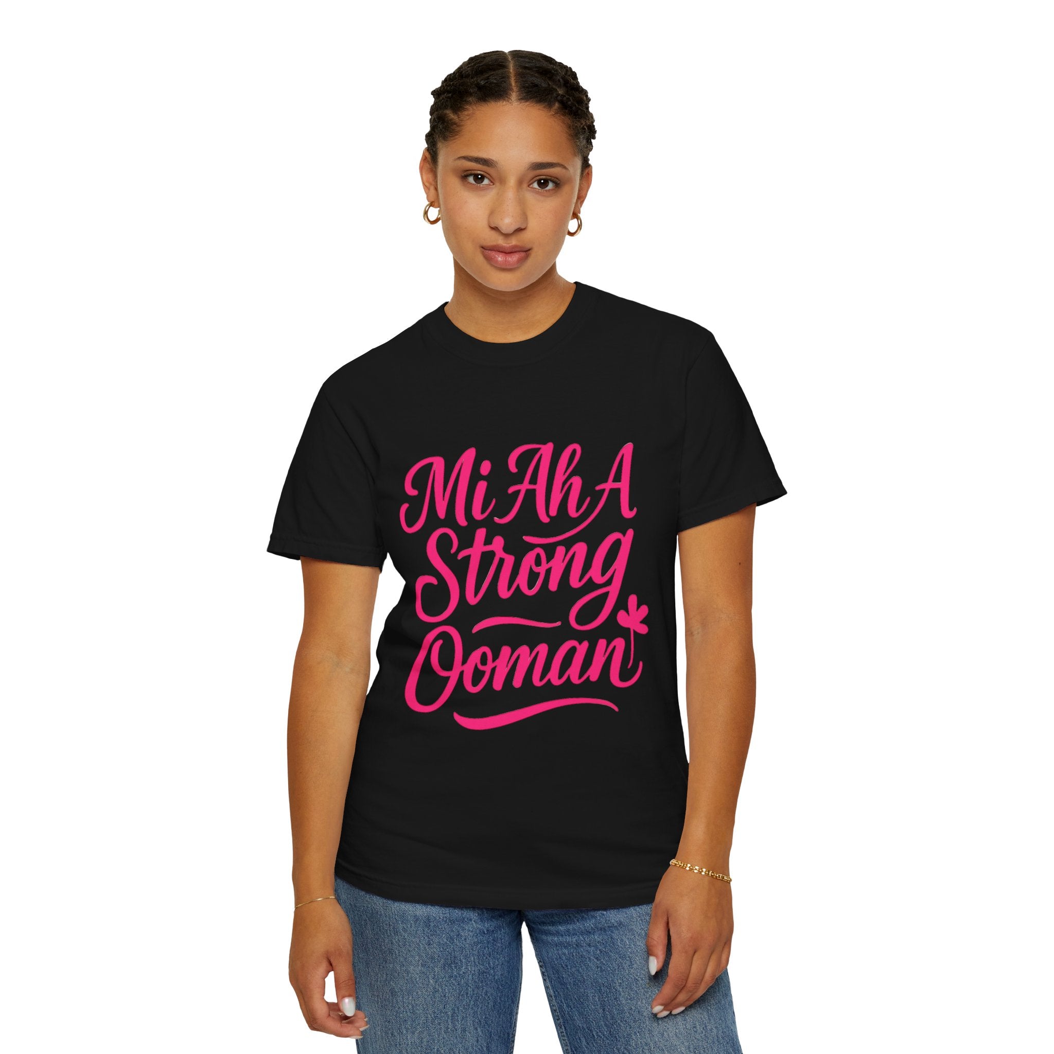 Garment-Dyed T-shirt - Mi ah strong woman collection