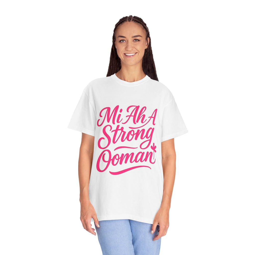 Garment-Dyed T-shirt - Mi ah strong woman collection