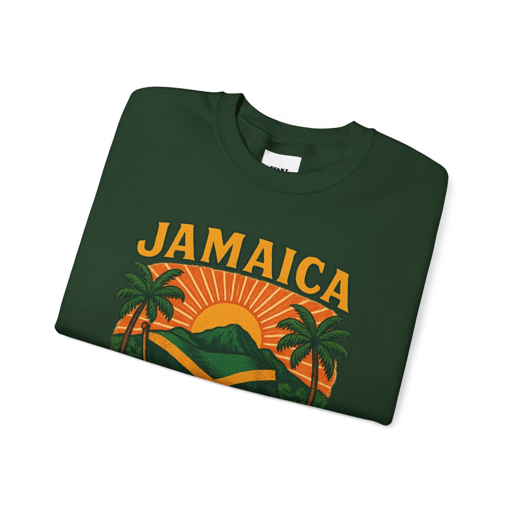 Sweatshirt, Jamaica Inspired Apparel, Crewneck Jumper, Unisex Top, Island Vibes Sweater, Reggae Clothing