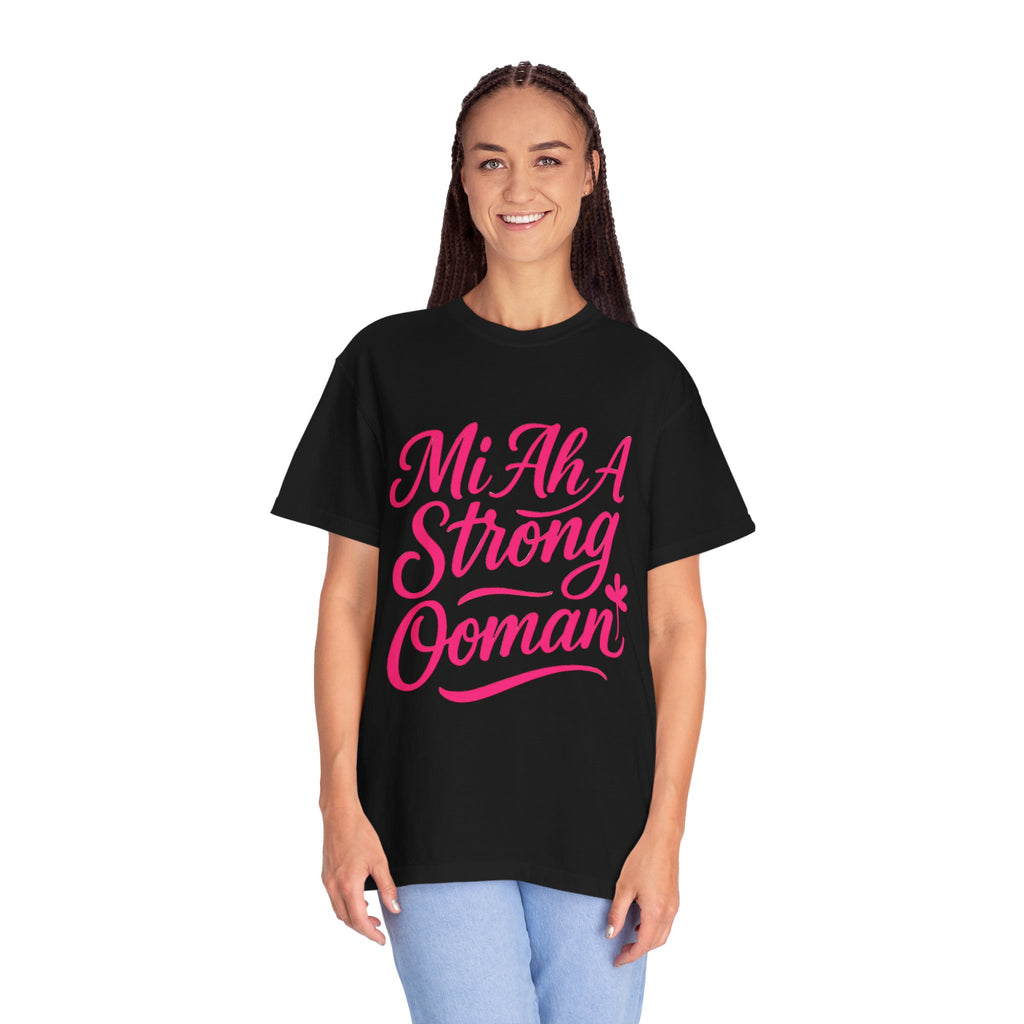 Garment-Dyed T-shirt - Mi ah strong woman collection