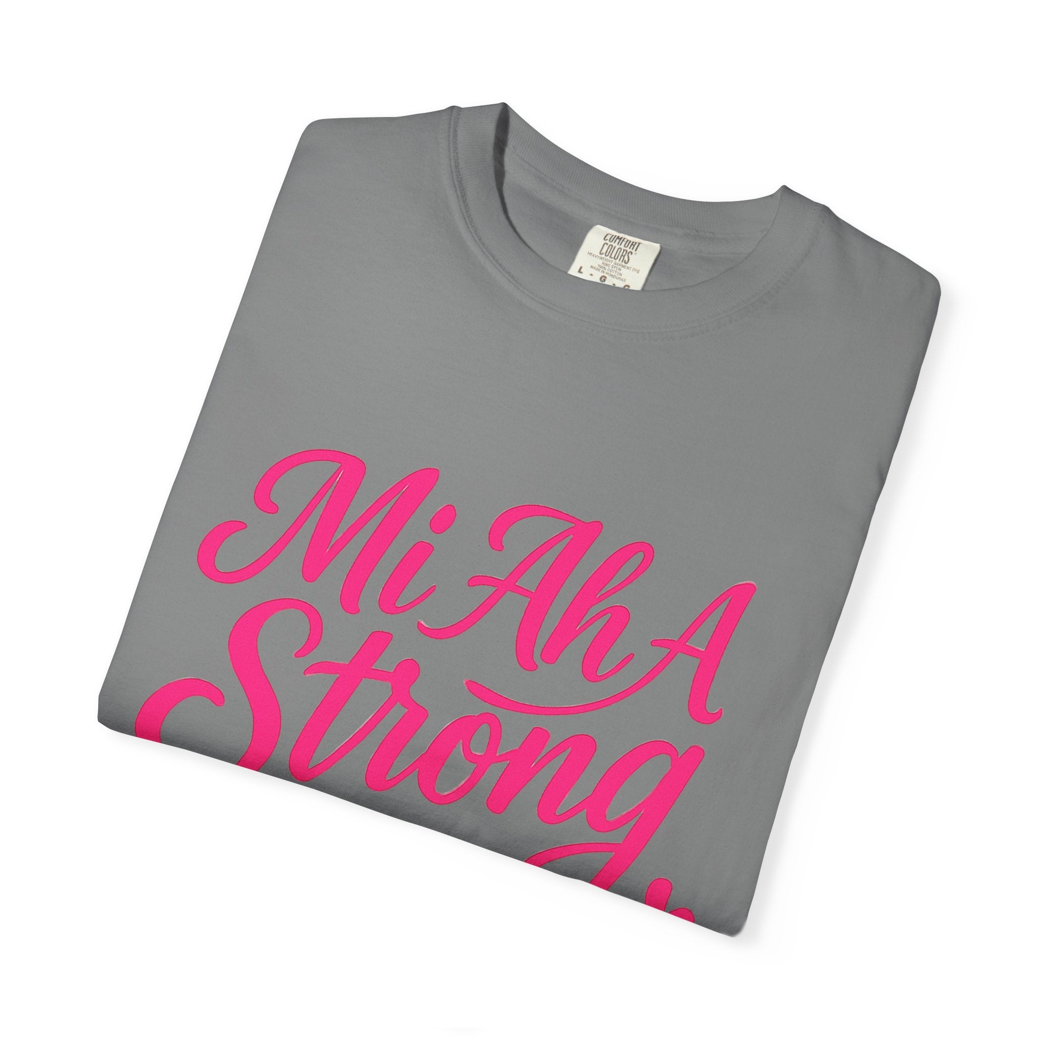 Garment-Dyed T-shirt - Mi ah strong woman collection