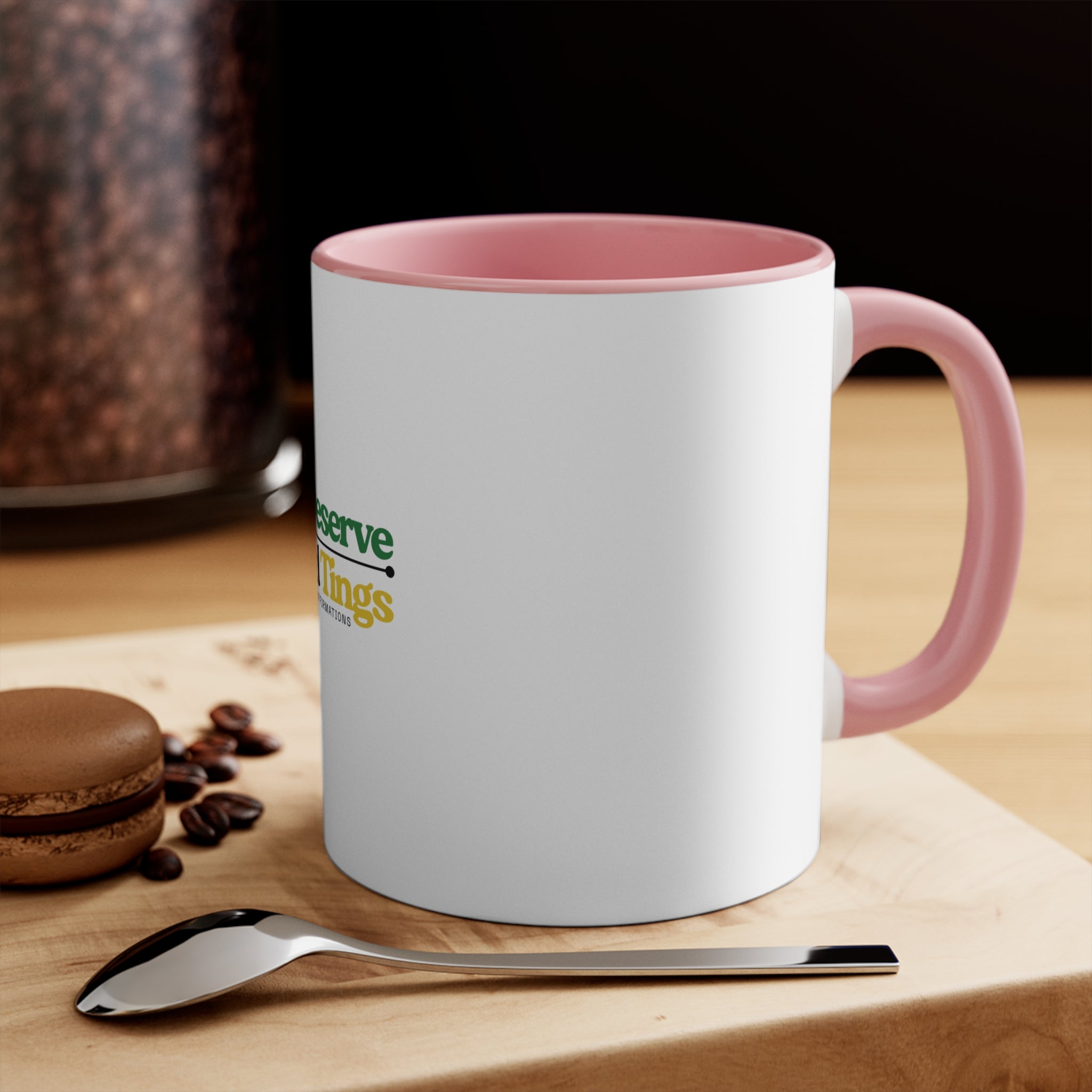 Inspirational Accent Mug - 'Mi Deserve Good Tings' - Coffee Mug, Affirmation Mug, Motivational Gift, Encouragement Cup, Home Decor