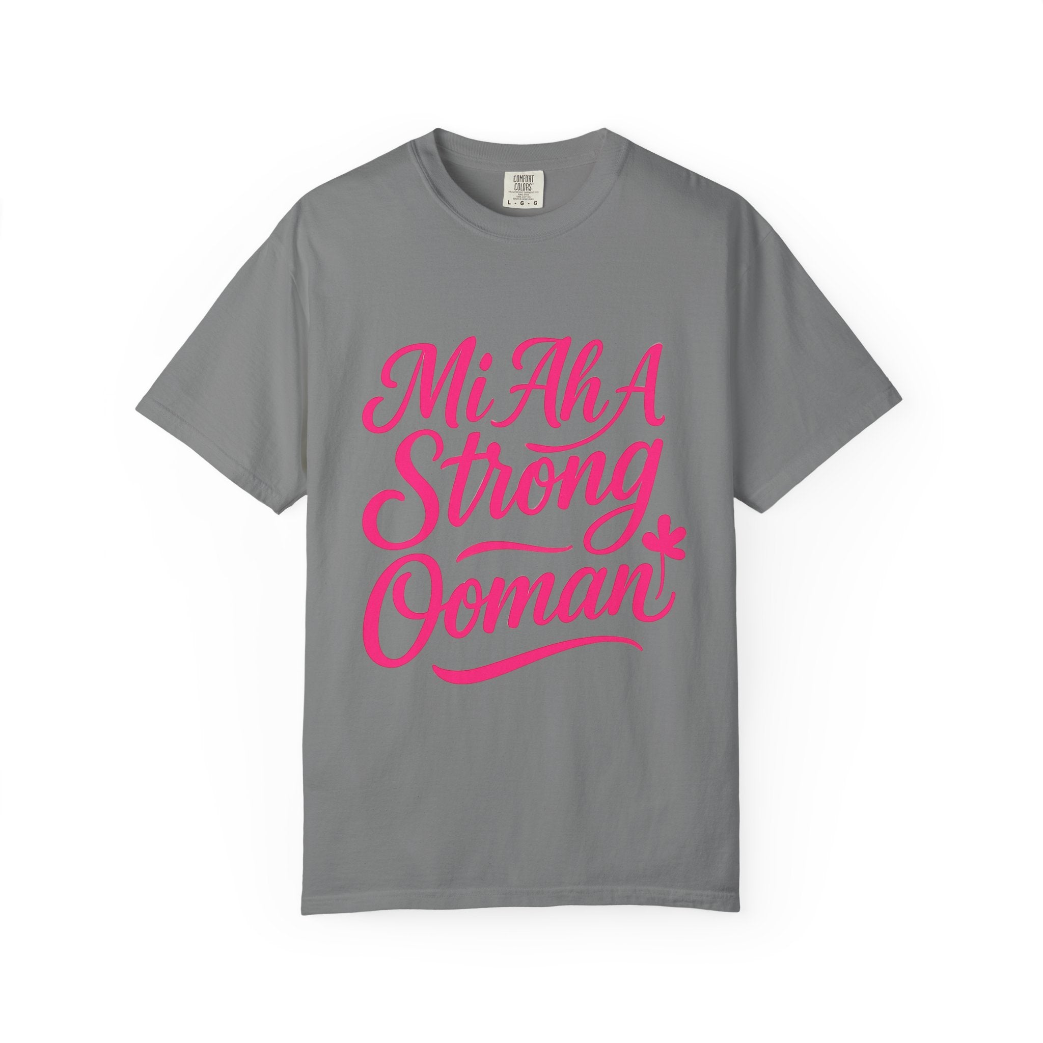 Garment-Dyed T-shirt - Mi ah strong woman collection
