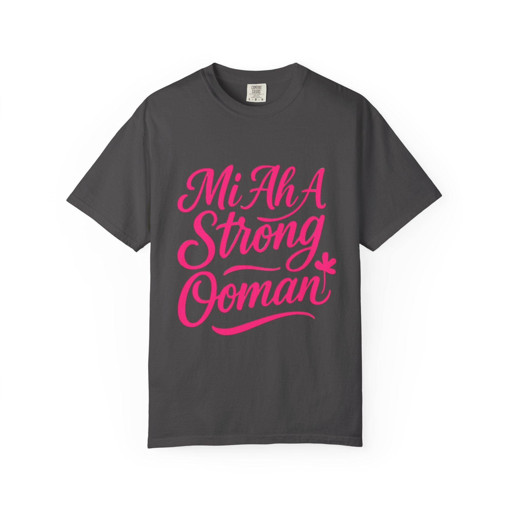 Garment-Dyed T-shirt - Mi ah strong woman collection