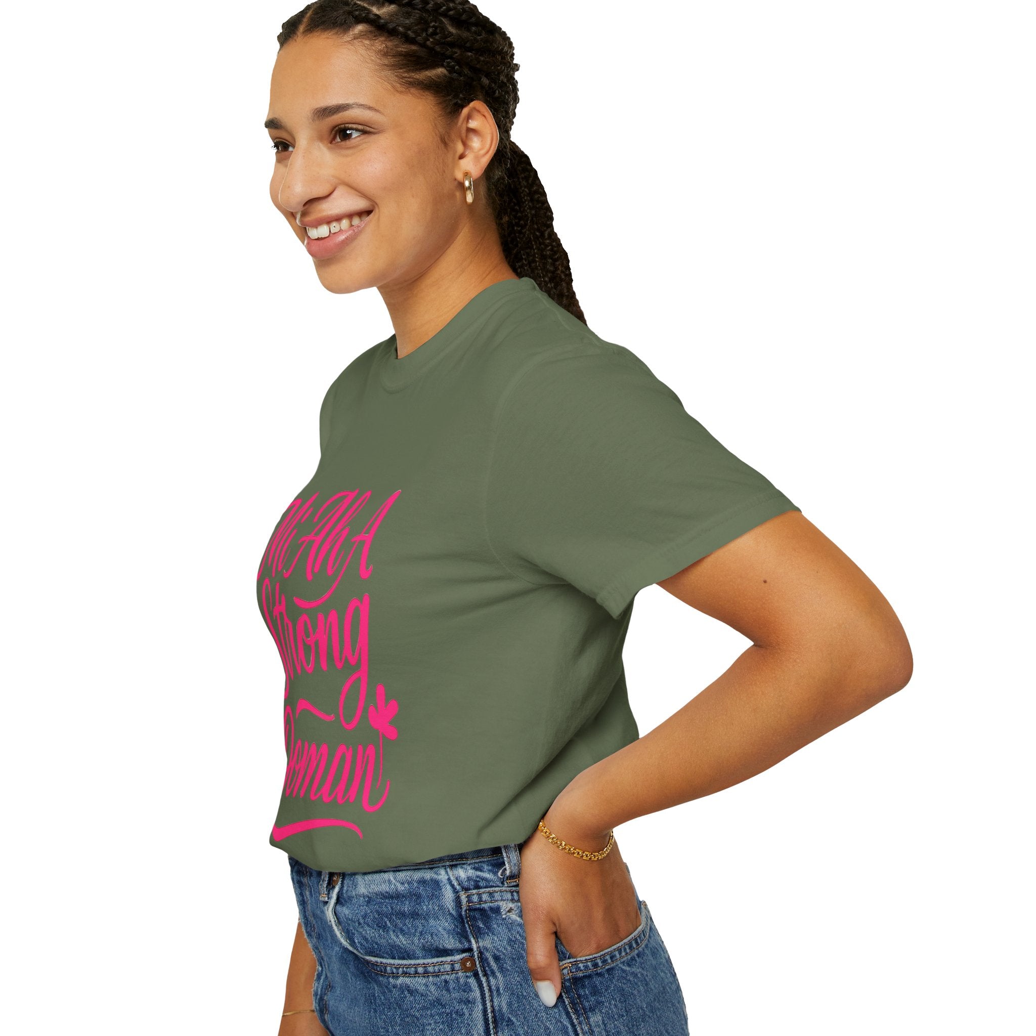 Garment-Dyed T-shirt - Mi ah strong woman collection