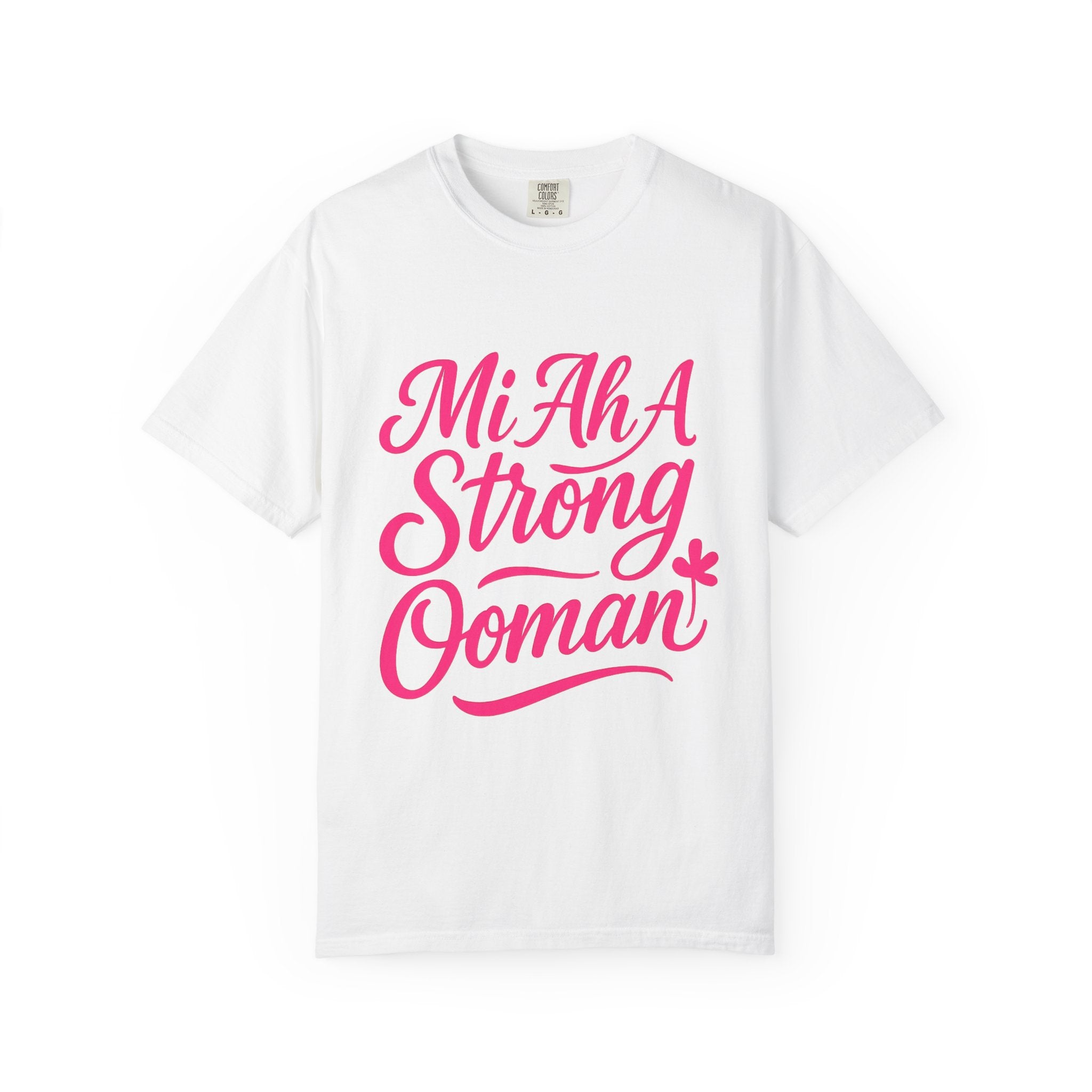 Garment-Dyed T-shirt - Mi ah strong woman collection