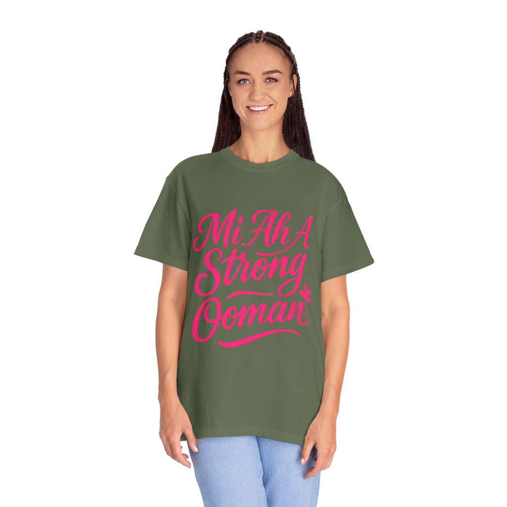 Garment-Dyed T-shirt - Mi ah strong woman collection