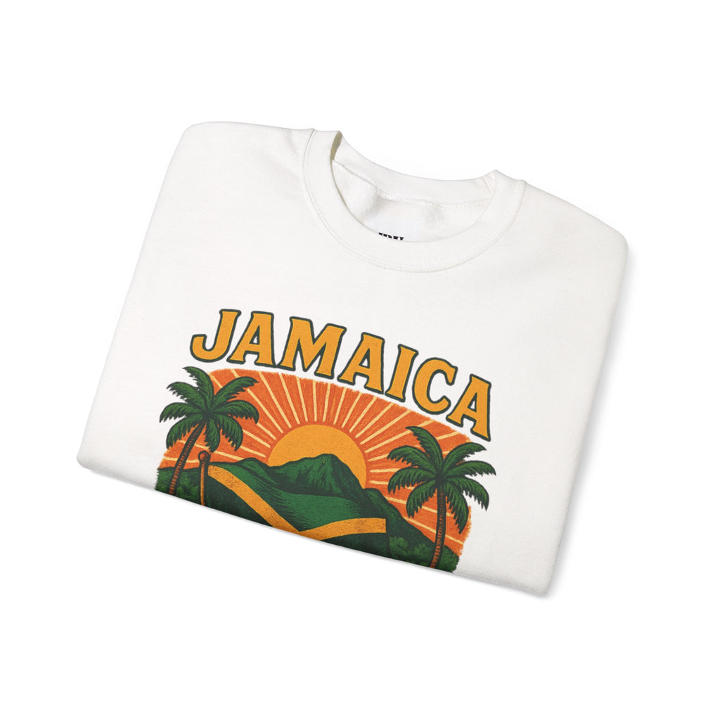 Sweatshirt, Jamaica Inspired Apparel, Crewneck Jumper, Unisex Top, Island Vibes Sweater, Reggae Clothing